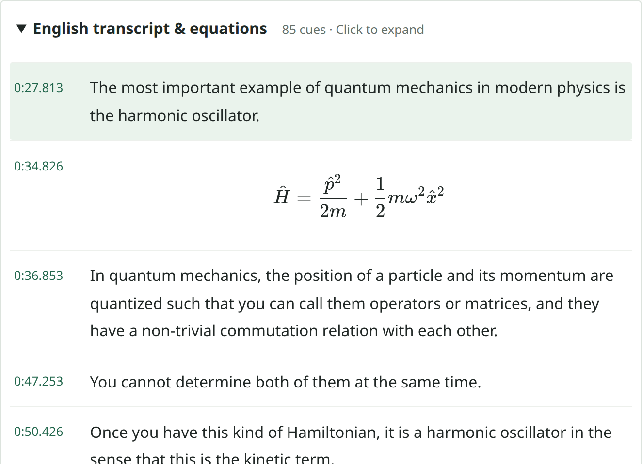 Matching lecture passage at timestamp 00:27.813