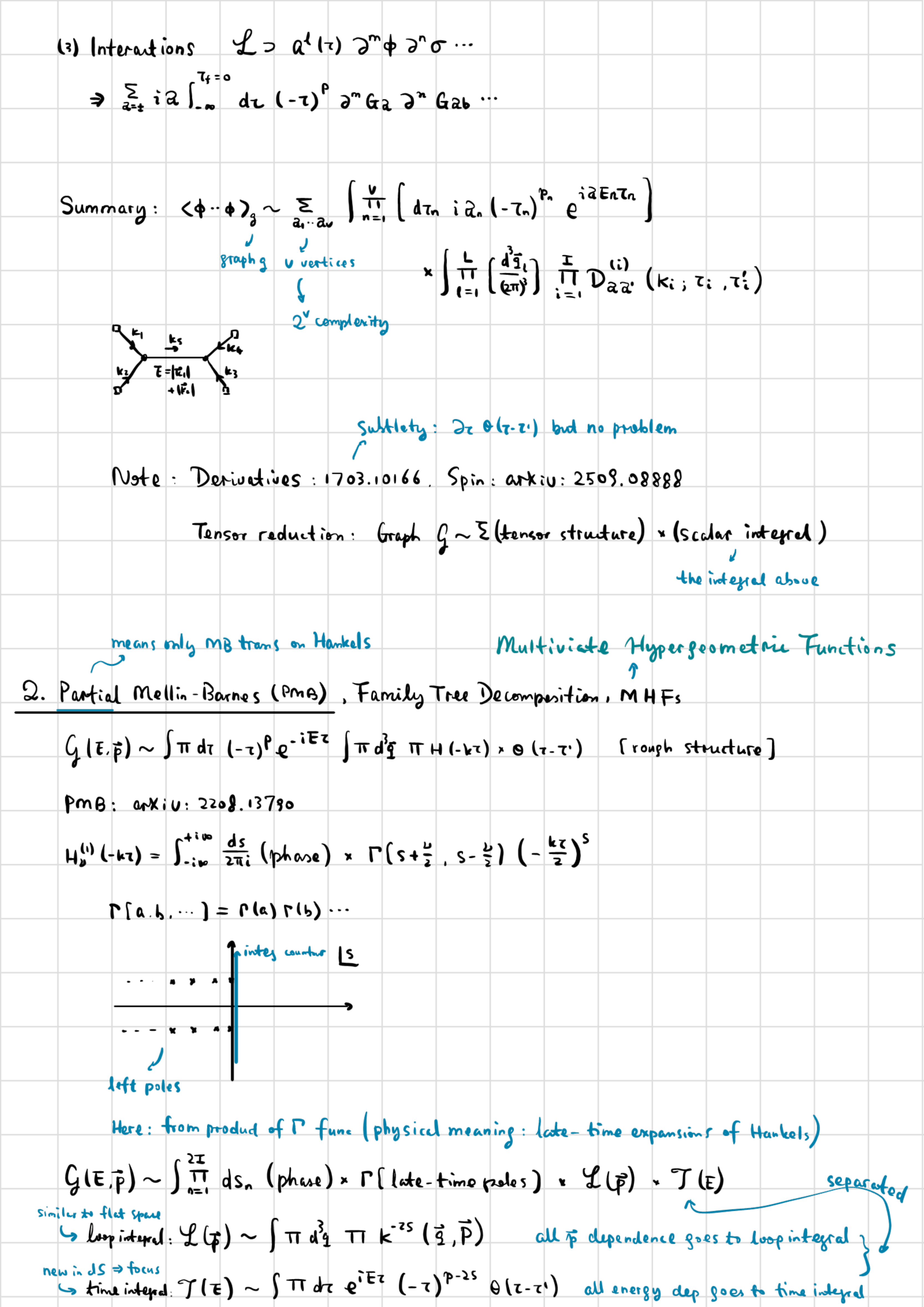 Original handwritten lecture notes, page 2
